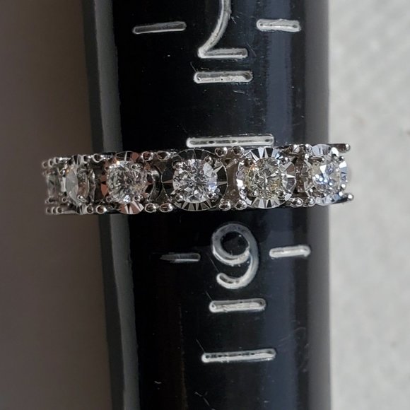 New beautiful diamond 14K white gold ring - Picture 13 of 15
